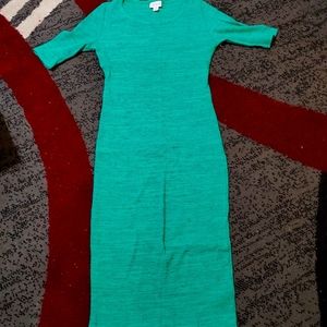 Teal Lularoe Julia dress